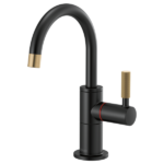 Brizo 61343LF-H Litze® Instant Hot Faucet with Arc Spout and Knurled Handle - Image 3