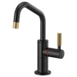 Brizo 61363LF-H Litze® Instant Hot Faucet with Angled Spout and Knurled Handle - Image 3