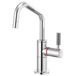 Brizo 61363LF-H Litze® Instant Hot Faucet with Angled Spout and Knurled Handle - Image 2