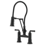 Brizo 62174LF Rook® Articulating Bridge Faucet with Finished Hose - Image 2