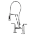 Brizo 62174LF Rook® Articulating Bridge Faucet with Finished Hose - Image 3