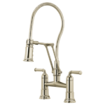 Brizo 62174LF Rook® Articulating Bridge Faucet with Finished Hose - Image 5