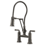 Brizo 62174LF Rook® Articulating Bridge Faucet with Finished Hose - Image 7