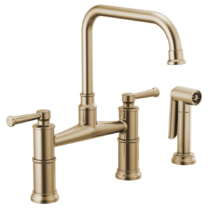 Brizo 62525LF Artesso® Bridge Faucet with Side Sprayer