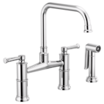 Brizo 62525LF Artesso® Bridge Faucet with Side Sprayer - Image 3