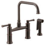 Brizo 62525LF Artesso® Bridge Faucet with Side Sprayer - Image 4