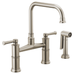 Brizo 62525LF Artesso® Bridge Faucet with Side Sprayer - Image 5