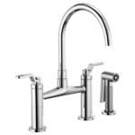 Brizo 62544LF Litze® Bridge Faucet with Arc Spout and Industrial Handle - Image 5