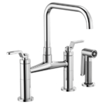 Brizo 62554LF Litze® Bridge Faucet with Square Spout and Industrial Handle - Image 2