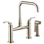 Brizo 62554LF Litze® Bridge Faucet with Square Spout and Industrial Handle - Image 5