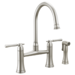 Brizo 62558LF Tulham® Bridge Kitchen Faucet with Side Spray - Image 5
