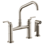 Brizo 62564LF Litze® Bridge Faucet with Angled Spout and Industrial Handle - Image 4