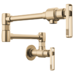 Brizo 62807LF-L Kintsu® Wall Mount Pot Filler with Knob Handle - Image 4