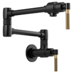 Brizo 62843LF Litze® Wall Mount Pot Filler with Knurled Handle Kit - Image 3