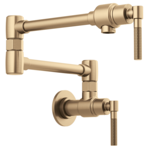 Brizo 62843LF Litze® Wall Mount Pot Filler with Knurled Handle Kit