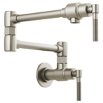 Brizo 62843LF Litze® Wall Mount Pot Filler with Knurled Handle Kit - Image 4