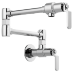 Brizo 62844LF Litze® Wall Mount Pot Filler with Industrial Handle Kit - Image 2