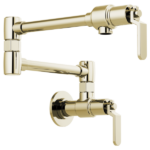 Brizo 62844LF Litze® Wall Mount Pot Filler with Industrial Handle Kit - Image 5