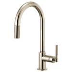Brizo 63043LF Litze® Pull-Down Faucet with Arc Spout and Knurled Handle - Image 2