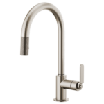 Brizo 63044LF Litze® Pull-Down Faucet with Arc Spout and Industrial Handle - Image 4