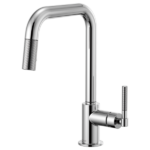 Brizo 63053LF Litze® Pull-Down Faucet with Square Spout and Knurled Handle - Image 2