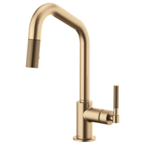 Brizo 63063LF Litze® Pull-Down Faucet with Angled Spout and Knurled Handle