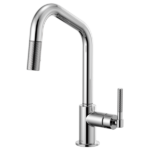 Brizo 63063LF Litze® Pull-Down Faucet with Angled Spout and Knurled Handle - Image 2