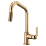 Brizo 63064LF Litze® Pull-Down Faucet with Angled Spout and Industrial Handle