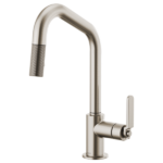 Brizo 63064LF Litze® Pull-Down Faucet with Angled Spout and Industrial Handle - Image 3