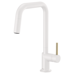 Brizo 63065LF-MWLHP--HLK175-MWPN Jason Wu for Brizo™ Pull-Down Kitchen Faucet with Square Spout - Less Handle