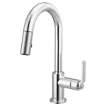 Brizo 63944LF Litze® Pull-Down Prep Faucet with Arc Spout - Industrial Handle - Image 2