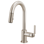Brizo 63944LF Litze® Pull-Down Prep Faucet with Arc Spout - Industrial Handle - Image 4