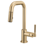 Brizo 63953LF Litze® Pull-Down Prep Faucet with Square Spout - Knurled Handle