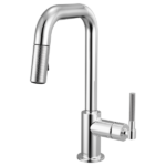 Brizo 63953LF Litze® Pull-Down Prep Faucet with Square Spout - Knurled Handle - Image 2