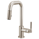 Brizo 63953LF Litze® Pull-Down Prep Faucet with Square Spout - Knurled Handle - Image 4