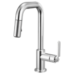 Brizo 63954LF Litze® Pull-Down Prep Faucet with Square Spout - Industrial Handle - Image 2