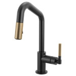 Brizo 63963LF Litze® Pull-Down Prep Faucet with Angle Spout - Knurled Handle - Image 3