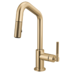 Brizo 63963LF Litze® Pull-Down Prep Faucet with Angle Spout - Knurled Handle