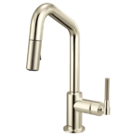Brizo 63963LF Litze® Pull-Down Prep Faucet with Angle Spout - Knurled Handle - Image 5