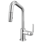 Brizo 63964LF Litze® Pull-Down Prep Faucet with Angle Spout - Industrial Handle - Image 2