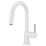 Brizo 63975LF-MWLHP--HLK175-MWPN Jason Wu for Brizo™ Pull-Down Prep Kitchen Faucet with Arc Spout - Less Handle