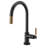 Brizo 64043LF Litze® SmartTouch® Pull-Down Kitchen Faucet with Arc Spout and Knurled Handle - Image 4