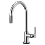 Brizo 64043LF Litze® SmartTouch® Pull-Down Kitchen Faucet with Arc Spout and Knurled Handle - Image 5