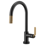 Brizo 64044LF Litze® SmartTouch® Pull-Down Kitchen Faucet with Arc Spout and Industrial Handle - Image 3