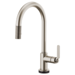 Brizo 64044LF Litze® SmartTouch® Pull-Down Kitchen Faucet with Arc Spout and Industrial Handle - Image 4