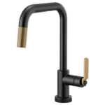 Brizo 64054LF Litze® SmartTouch® Pull-Down Kitchen Faucet with Square Spout and Industrial Handle - Image 3