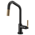 Brizo 64063LF Litze® SmartTouch® Pull-Down Kitchen Faucet with Angled Spout and Knurled Handle - Image 3