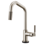 Brizo 64063LF Litze® SmartTouch® Pull-Down Kitchen Faucet with Angled Spout and Knurled Handle - Image 4