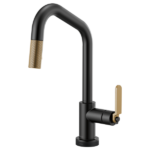 Brizo 64064LF Litze® SmartTouch® Pull-Down Kitchen Faucet with Angled Spout and Industrial Handle - Image 3