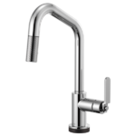 Brizo 64064LF Litze® SmartTouch® Pull-Down Kitchen Faucet with Angled Spout and Industrial Handle - Image 2